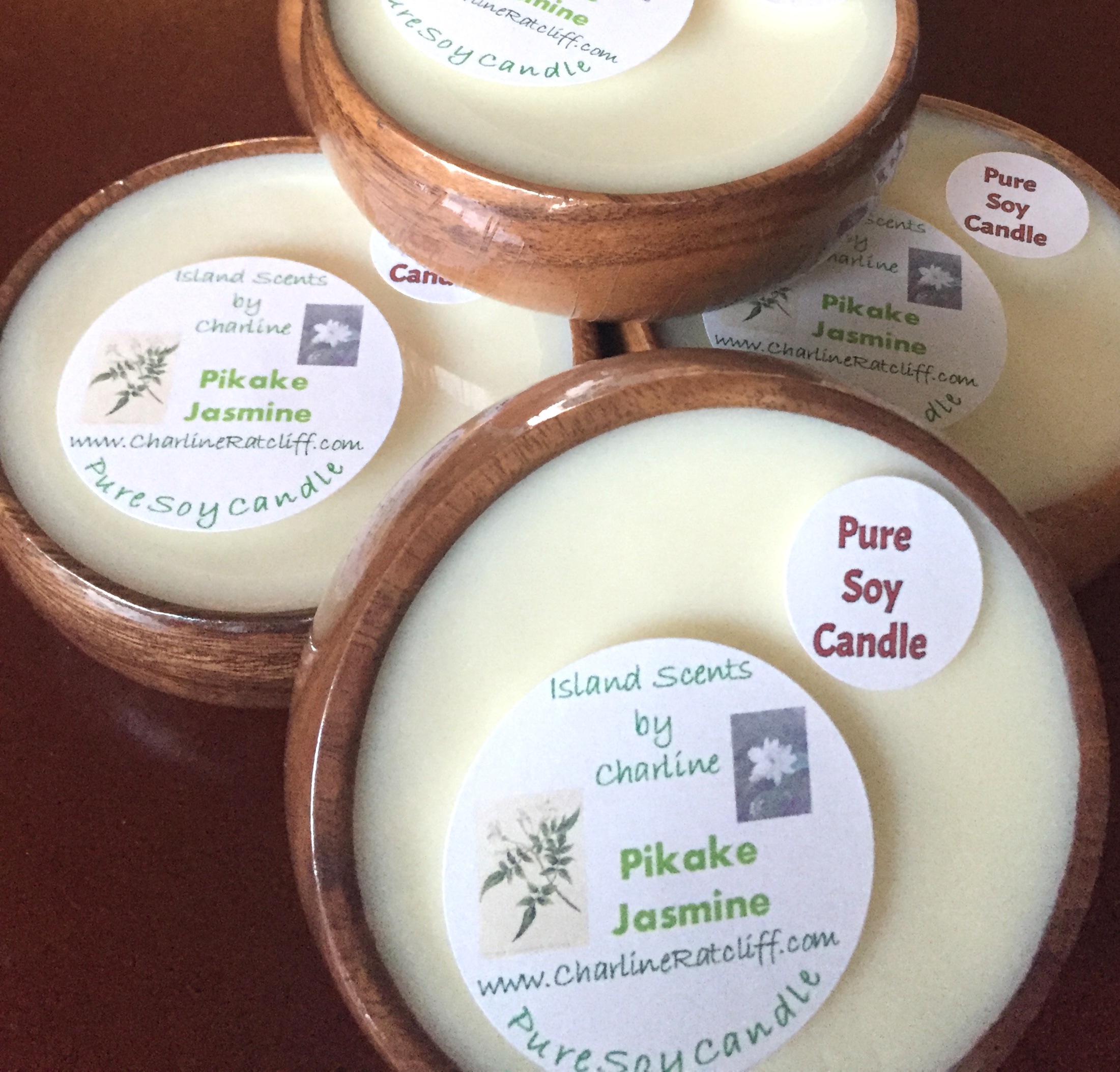 Coconut Soy Wax Candle - Pikake Jasmine